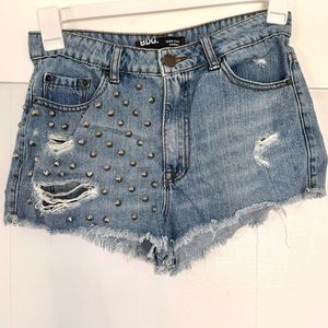 BDG High Rise Studded Shorts
